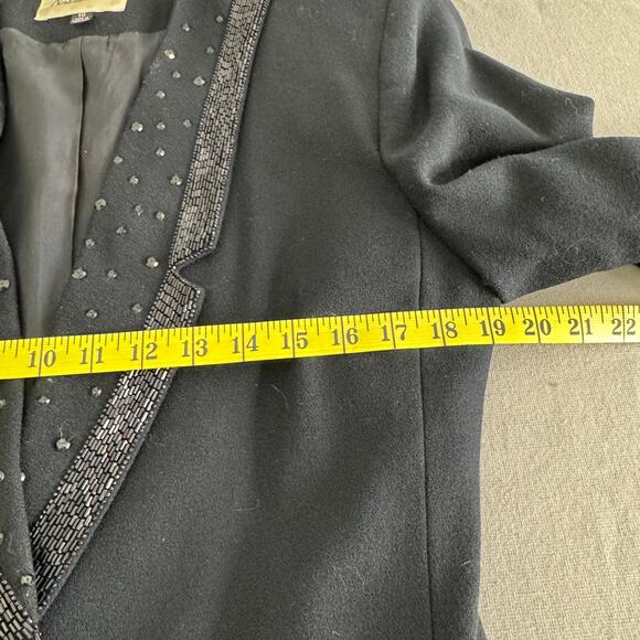 Vintage‎ Nolan Miller Wool bead and sequine dress blazer - Picture 12 of 15